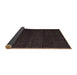 Sideview of Oriental Brown Modern Rug, abs4409brn