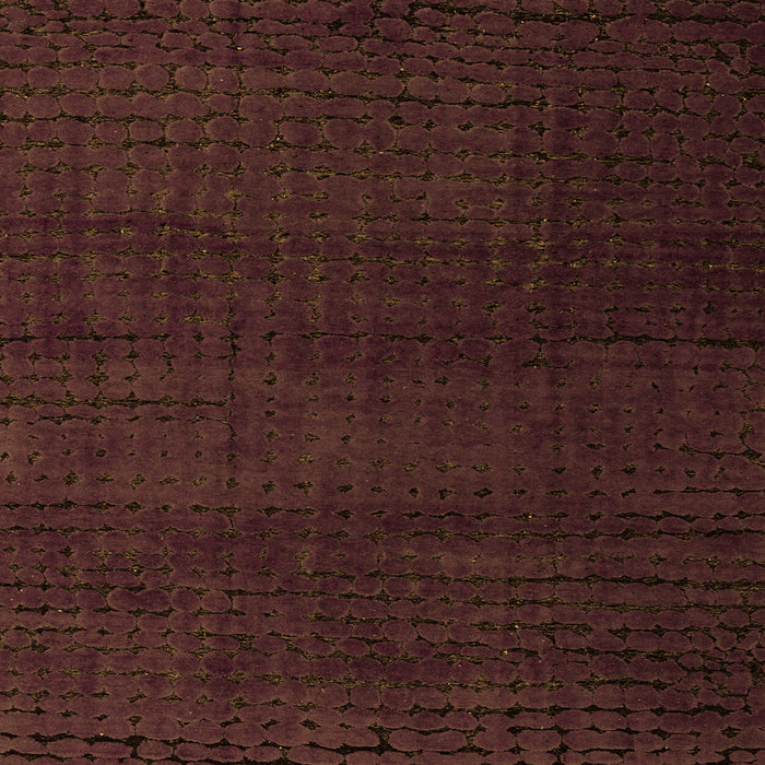 Square Oriental Orange Modern Rug, abs4409org