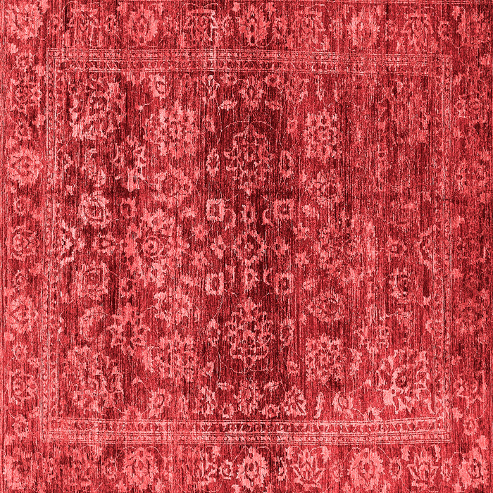 Machine Washable Oriental Red Traditional Rug, wshabs440red