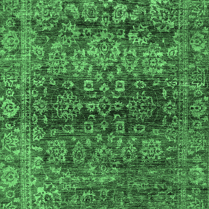 Oriental Emerald Green Traditional Rug, abs440emgrn
