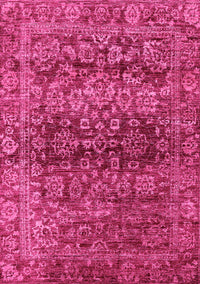 Oriental Pink Traditional Rug, abs440pnk