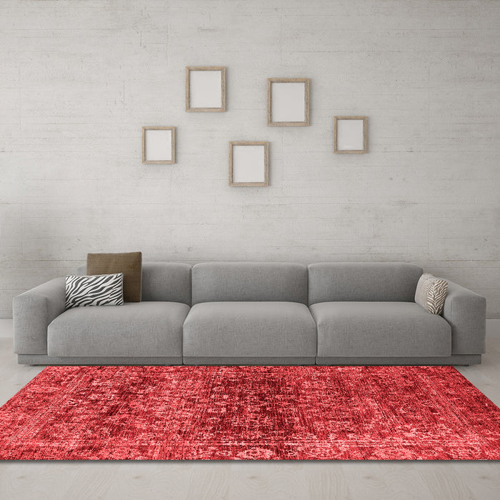 Traditional Red Washable Rugs
