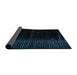 Sideview of Abstract Black Oriental Rug, abs4410