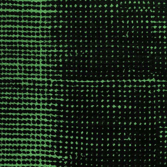 Machine Washable Oriental Emerald Green Modern Area Rugs, wshabs4410emgrn