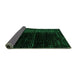 Sideview of Oriental Green Modern Rug, abs4410grn