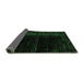 Sideview of Oriental Emerald Green Modern Rug, abs4410emgrn