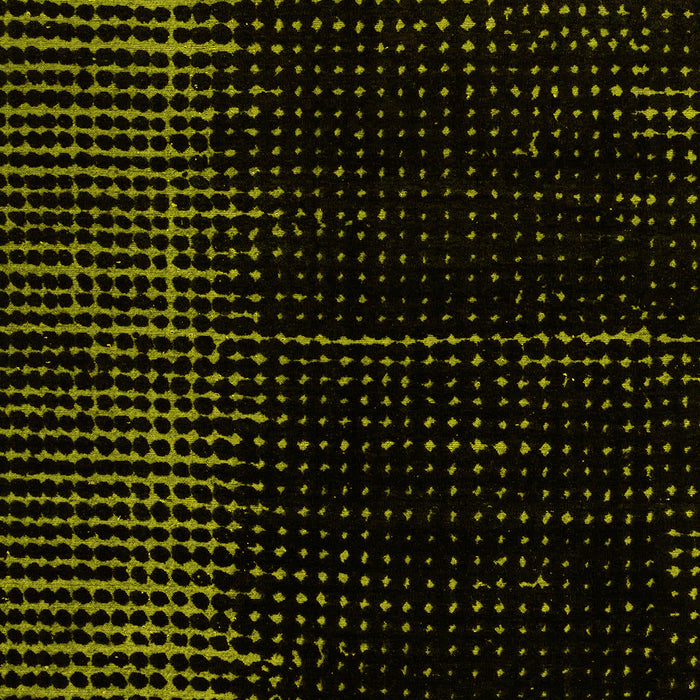 Machine Washable Oriental Yellow Modern Rug, wshabs4410yw