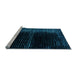 Sideview of Machine Washable Oriental Light Blue Modern Rug, wshabs4412lblu