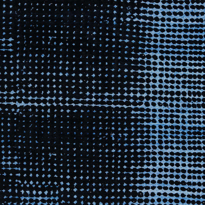 Machine Washable Abstract Black Rug, wshabs4412