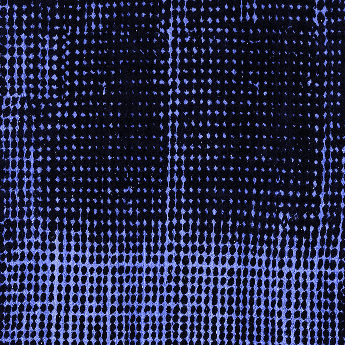 Square Oriental Blue Modern Rug, abs4412blu