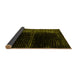 Sideview of Oriental Yellow Modern Rug, abs4412yw