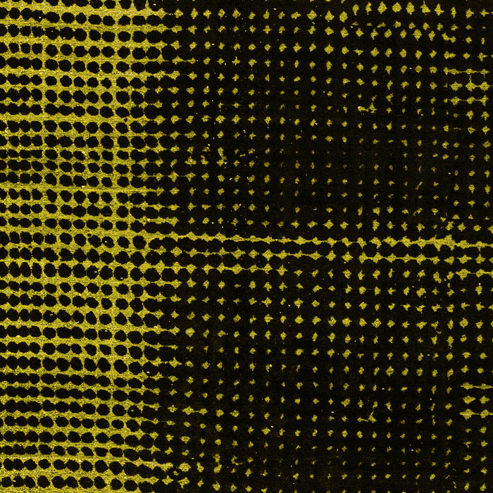 Machine Washable Oriental Yellow Modern Rug, wshabs4412yw