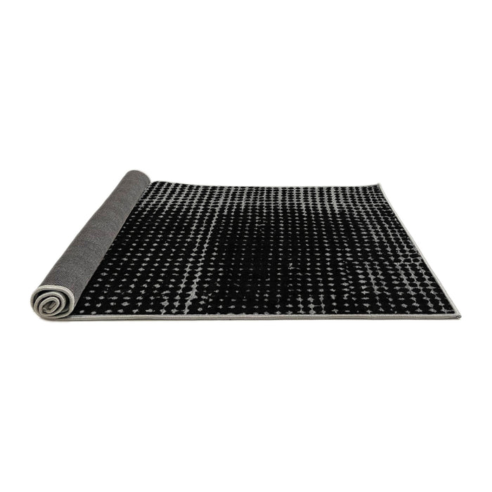 Sideview of Oriental Gray Modern Rug, abs4412gry