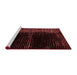 Modern Red Washable Rugs