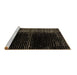 Sideview of Machine Washable Oriental Brown Modern Rug, wshabs4412brn