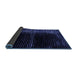 Sideview of Oriental Blue Modern Rug, abs4412blu