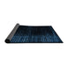 Sideview of Abstract Black Oriental Rug, abs4413