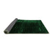 Sideview of Oriental Green Modern Rug, abs4413grn