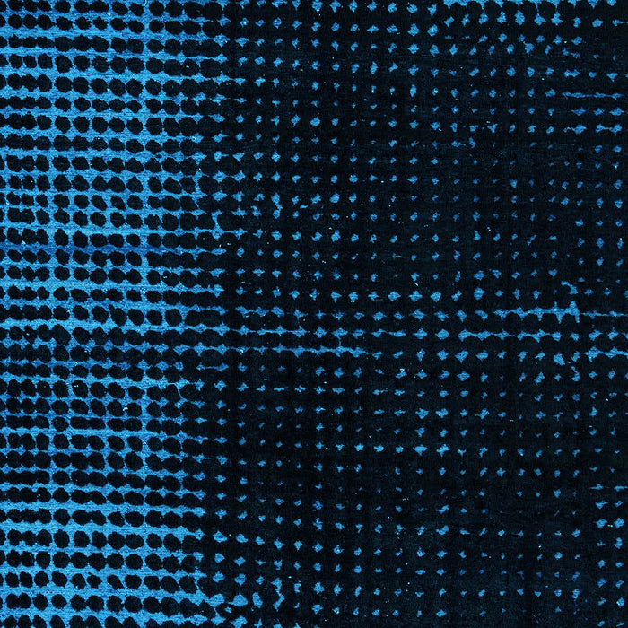 Oriental Light Blue Modern Rug, abs4413lblu