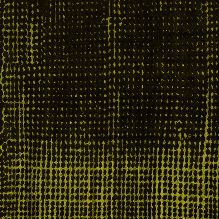 Square Oriental Yellow Modern Rug, abs4413yw