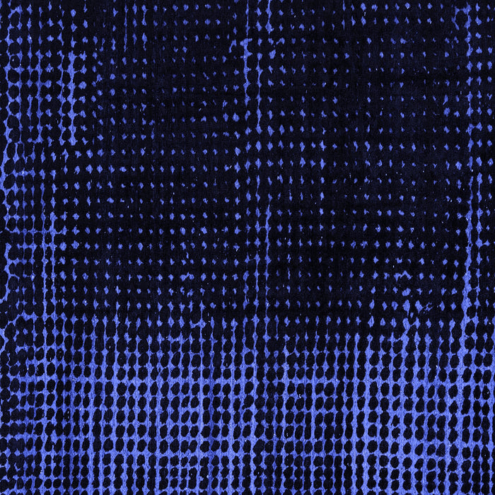 Square Machine Washable Oriental Blue Modern Rug, wshabs4413blu