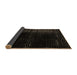 Sideview of Oriental Brown Modern Rug, abs4413brn