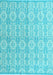 Machine Washable Abstract Light Blue Modern Rug, wshabs4414lblu