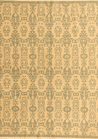 Abstract Brown Modern Rug, abs4414brn