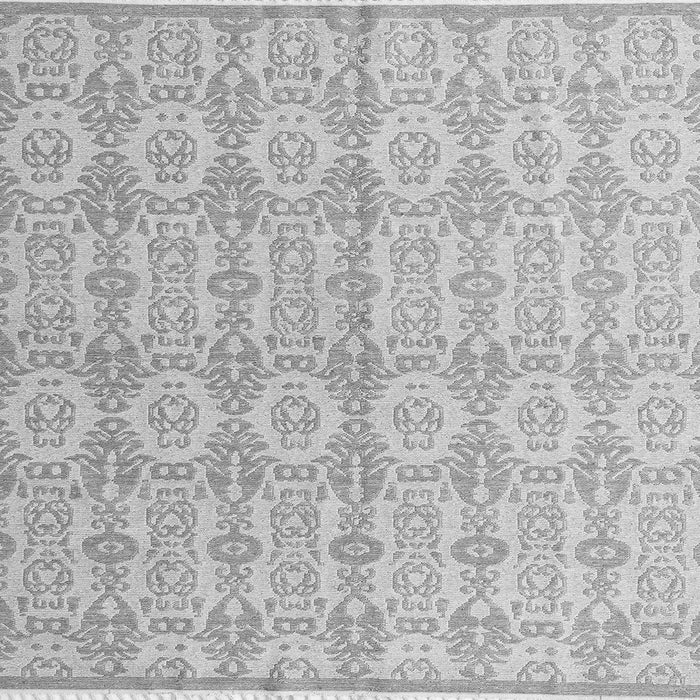 Square Abstract Gray Modern Rug, abs4414gry