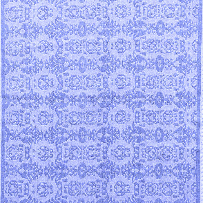Square Abstract Blue Modern Rug, abs4414blu