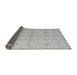 Sideview of Abstract Gray Modern Rug, abs4414gry