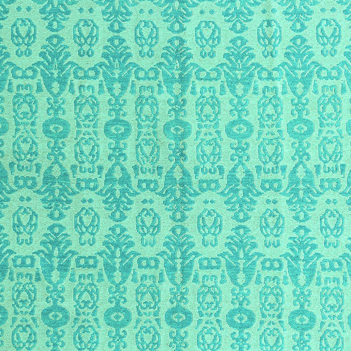 Machine Washable Abstract Turquoise Modern Area Rugs, wshabs4414turq