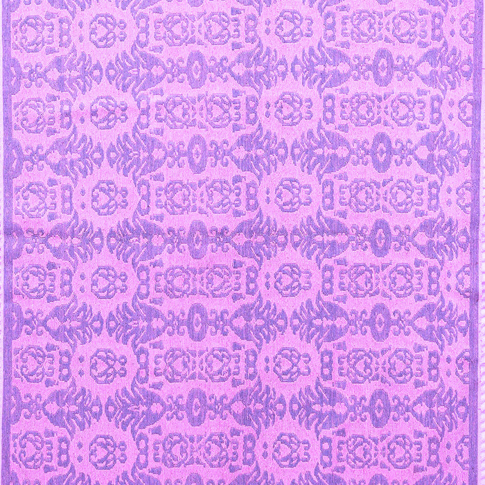 Square Machine Washable Abstract Purple Modern Area Rugs, wshabs4414pur