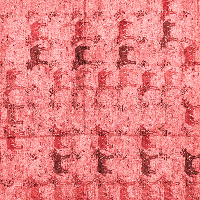 Abstract Red Modern Rug, abs4415red