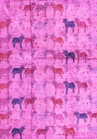 Abstract Pink Modern Rug, abs4415pnk