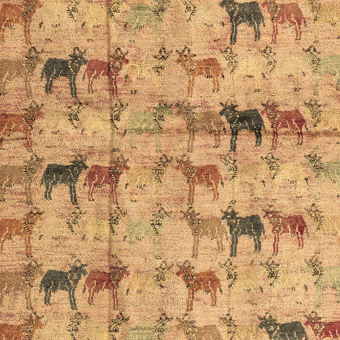 Abstract Brown Modern Rug, abs4415brn