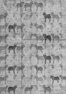 Abstract Gray Modern Rug, abs4415gry