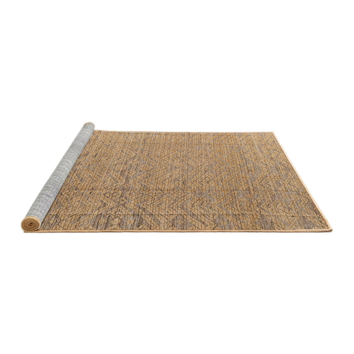 Sideview of Machine Washable Abstract Light Brown Rug, wshabs4416
