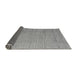 Sideview of Abstract Gray Modern Rug, abs4416gry