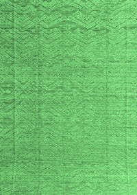 Abstract Emerald Green Modern Rug, abs4416emgrn