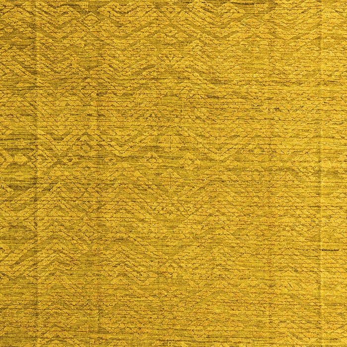 Machine Washable Abstract Yellow Modern Rug, wshabs4416yw