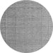 Round Machine Washable Abstract Gray Modern Rug, wshabs4416gry