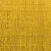 Square Abstract Yellow Modern Rug, abs4416yw