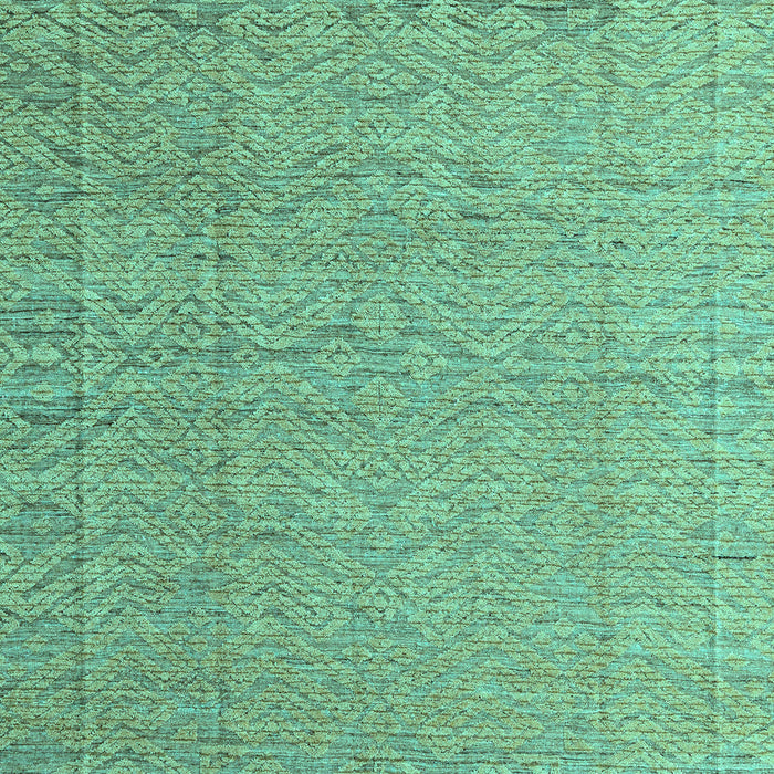 Machine Washable Abstract Turquoise Modern Area Rugs, wshabs4416turq