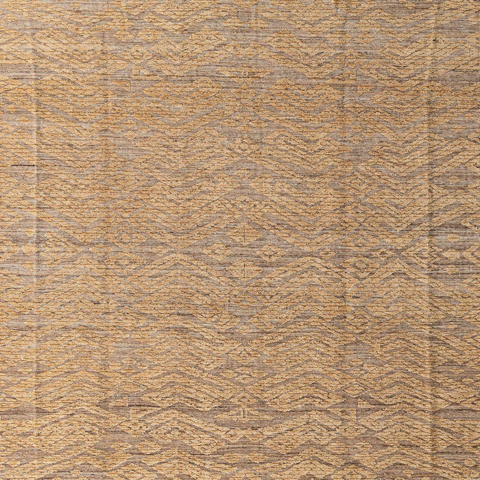 Square Abstract Light Brown Modern Rug, abs4416