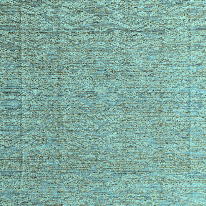 Square Abstract Light Blue Modern Rug, abs4416lblu