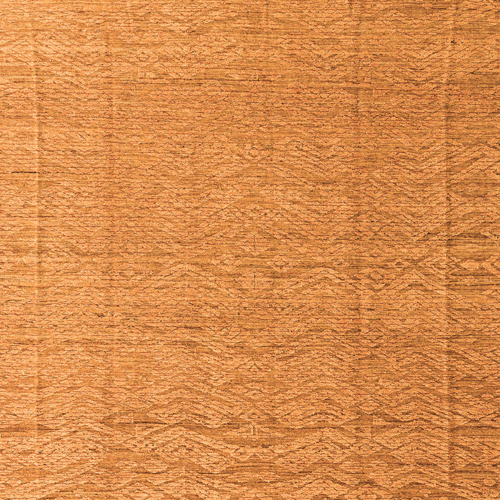 Square Abstract Orange Modern Rug, abs4416org