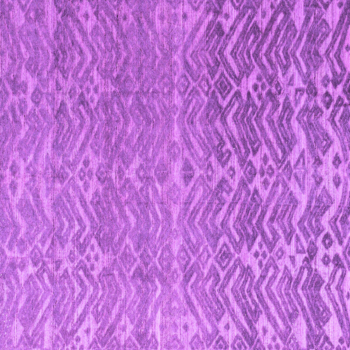 Square Machine Washable Abstract Purple Modern Area Rugs, wshabs4417pur