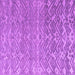 Square Machine Washable Abstract Purple Modern Area Rugs, wshabs4417pur