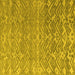 Square Abstract Yellow Modern Rug, abs4417yw